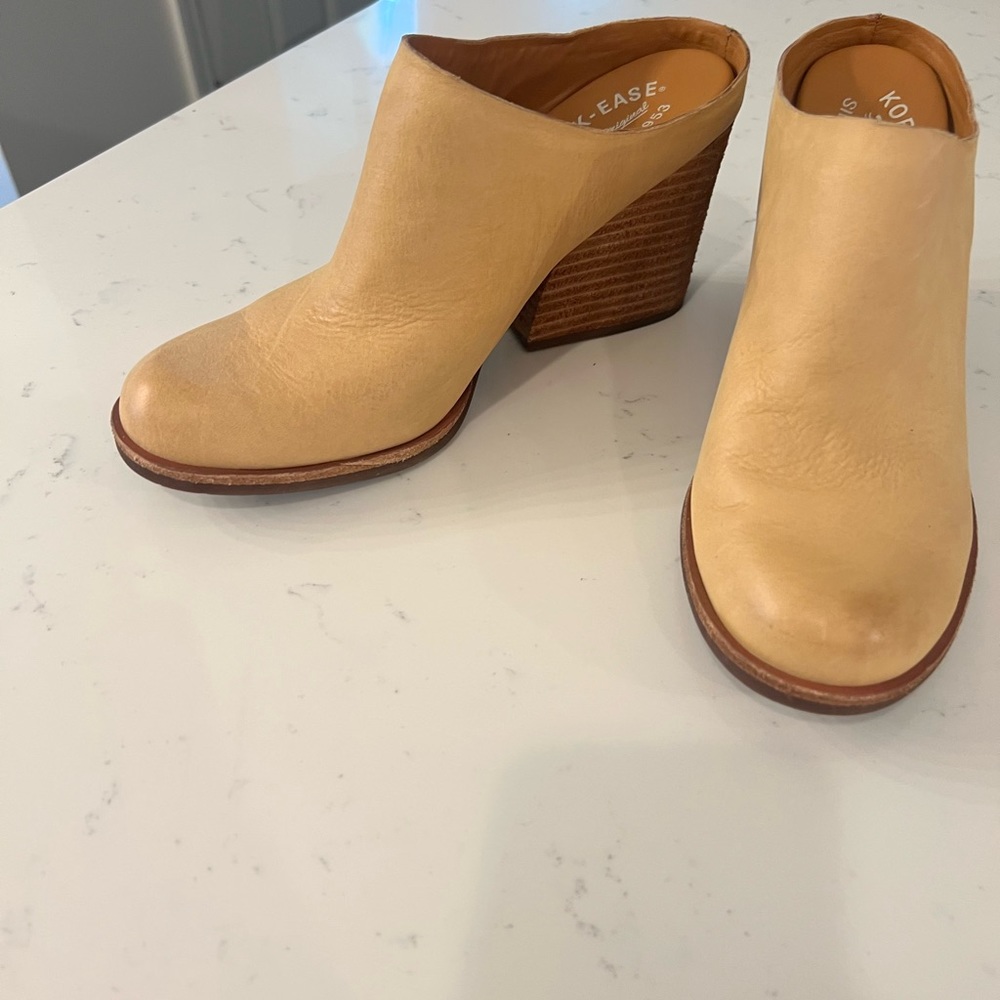 Kork-Ease Challis Mule Block Heel Clog 8.5